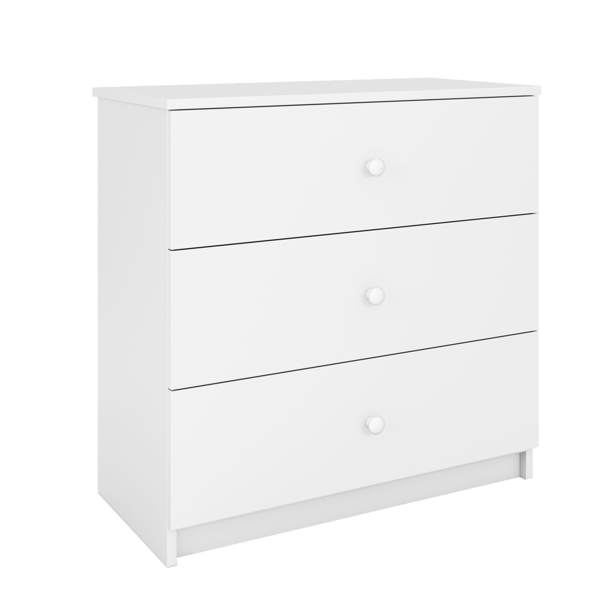 KOMMODE Babydreams ohne Muster 81/81/41 - Weiß, Holzwerkstoff (81/81/41cm) - RAUMHIRSCH FURNITURE