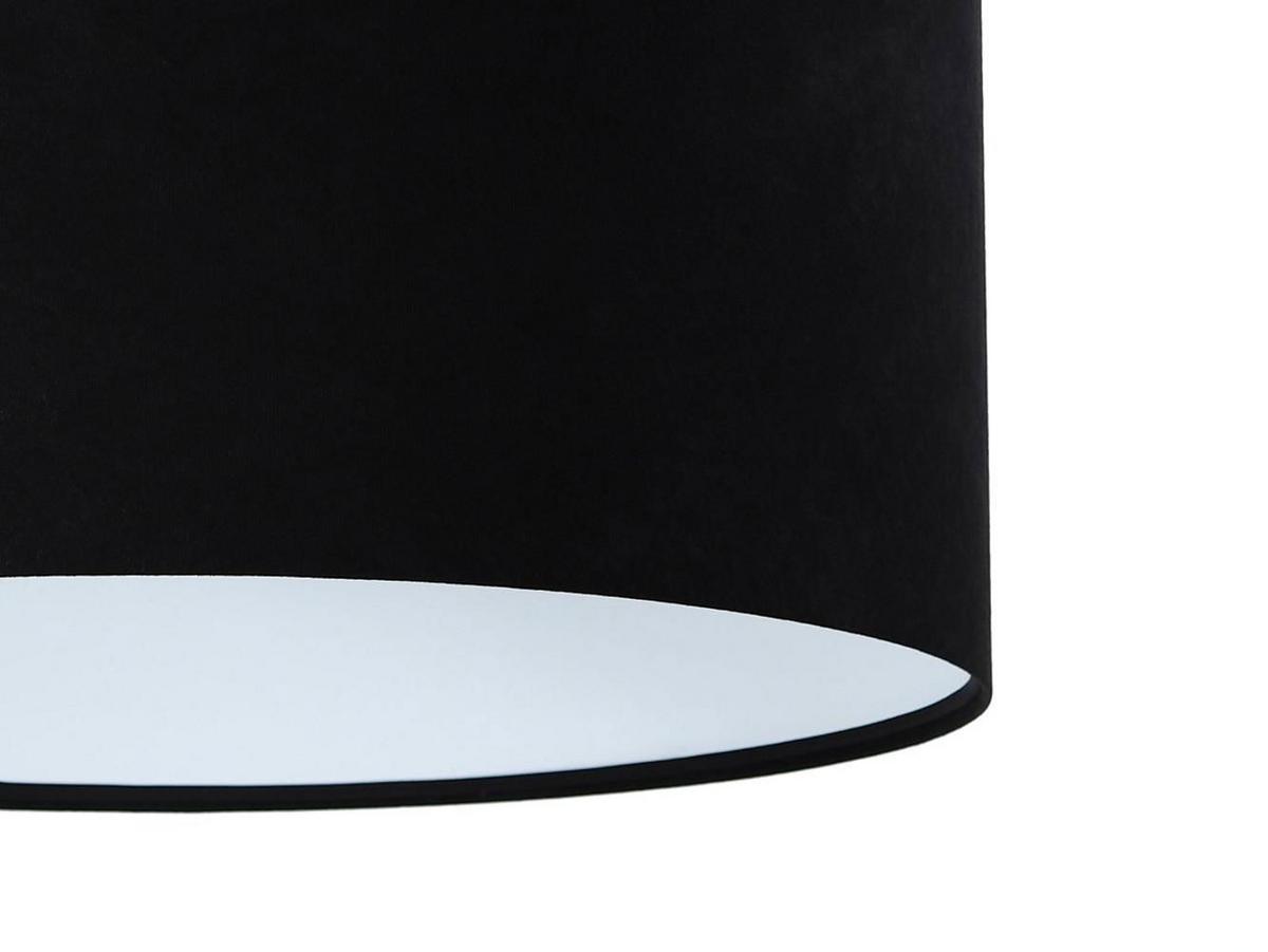 HÄNGELEUCHTE Schwarz 50/25 cm - Schwarz/Weiß, Kunststoff (50/0.8/25cm) - ONZENO
