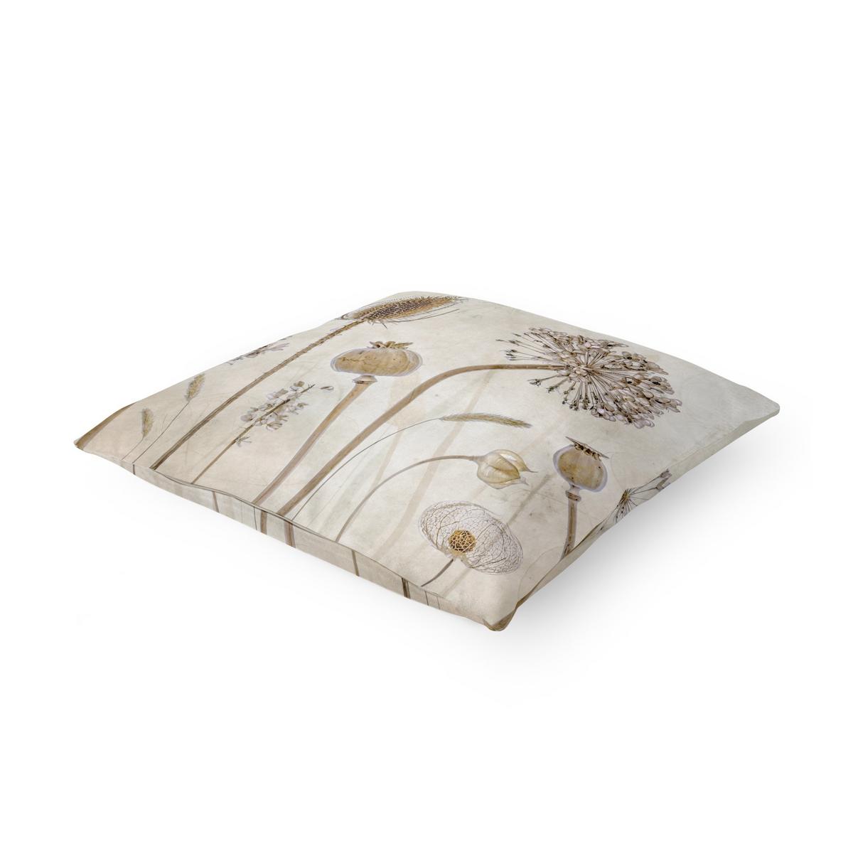 DEKOKISSEN Growing Old 50/50 cm - Beige, Textil (50/50/10cm) - Bilderwelten