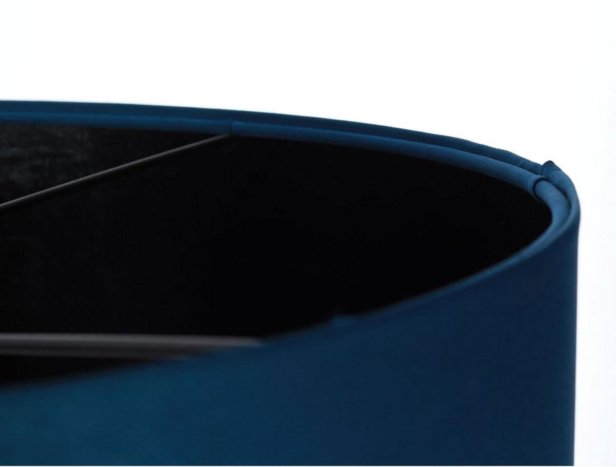 HÄNGELEUCHTE Schwarz 60/30 cm - Türkis/Schwarz, Textil (60/1.1/30cm) - ONZENO