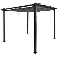 PERGOLA Anthrazit - Anthrazit, Textil (300/240/300cm) - MCW
