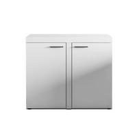 SIDEBOARD Spacoro 2D Weiß 97,2/82/40,3 cm – Schmale Kommode Eleganz für Ihr Zuhause - Weiß, Holzwerkstoff/Kunststoff (97/82/40cm) - AX Living