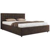 POLSTERBETT PAVO CLASSIC 200/200 - Braun Velvet - Multipocket-Matratze - Braun, Textil (200/200cm) - MKS