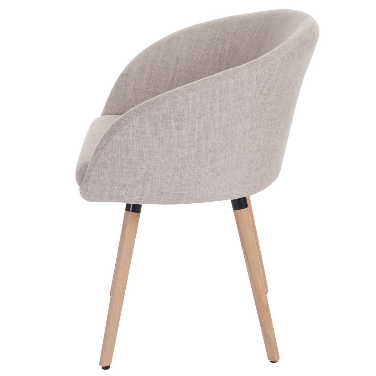 ESSZIMMERSTUHL Beige, Grau - Greige/Beige, Textil (61/80/56cm) - MCW