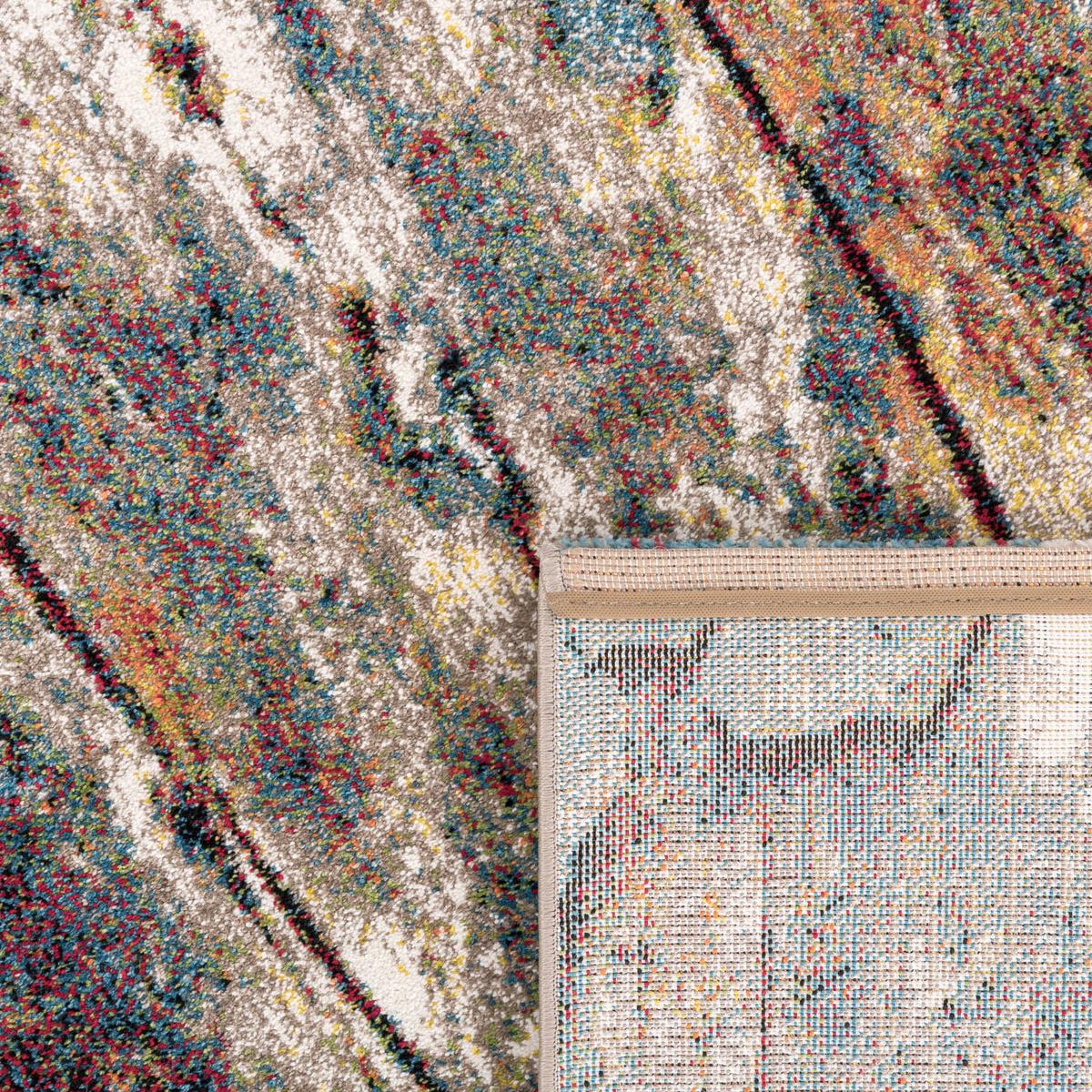 KURZFLORTEPPICH, in Holzdielen-Optik, Mehrfarbig, 120 x 170 cm - Multicolor, Textil (170/120cm) - KADIMA DESIGN