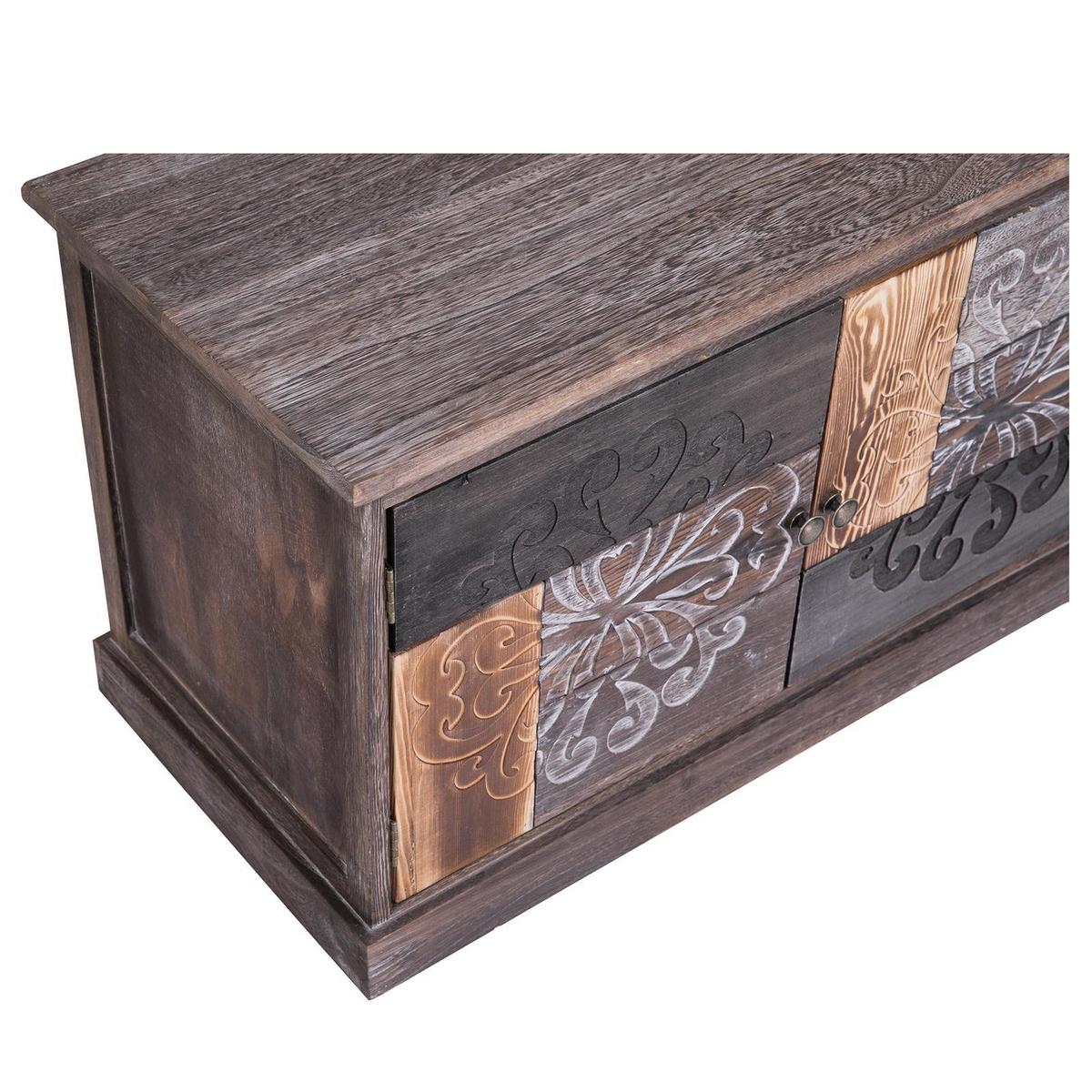 SCHUHBANK MARA braun - Braun, Holz (75/45/37cm) - CARO-Möbel
