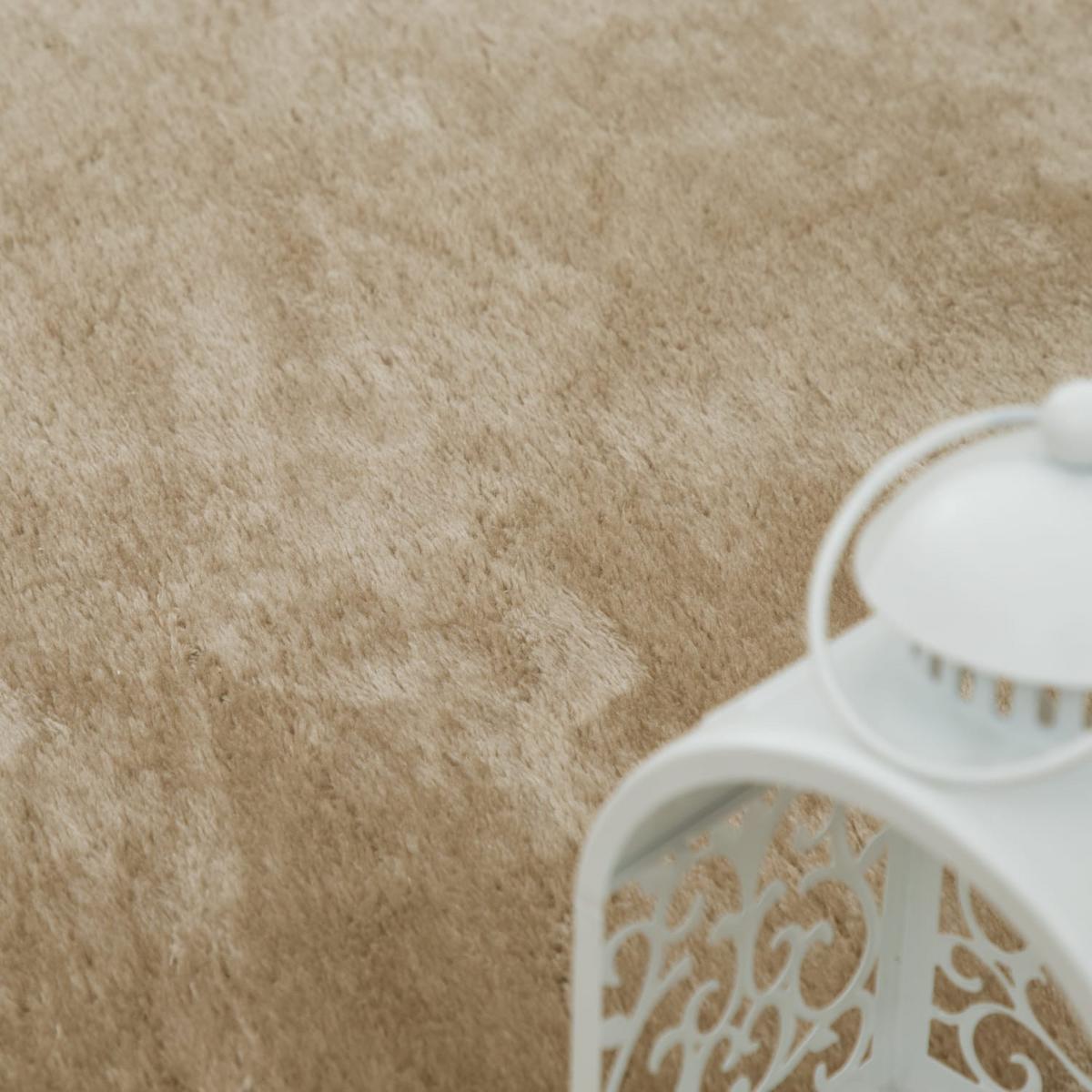 KURZFLORTEPPICH, einfarbig, Natur, Ø 80 cm - Beige, Textil (80/80cm) - KADIMA DESIGN