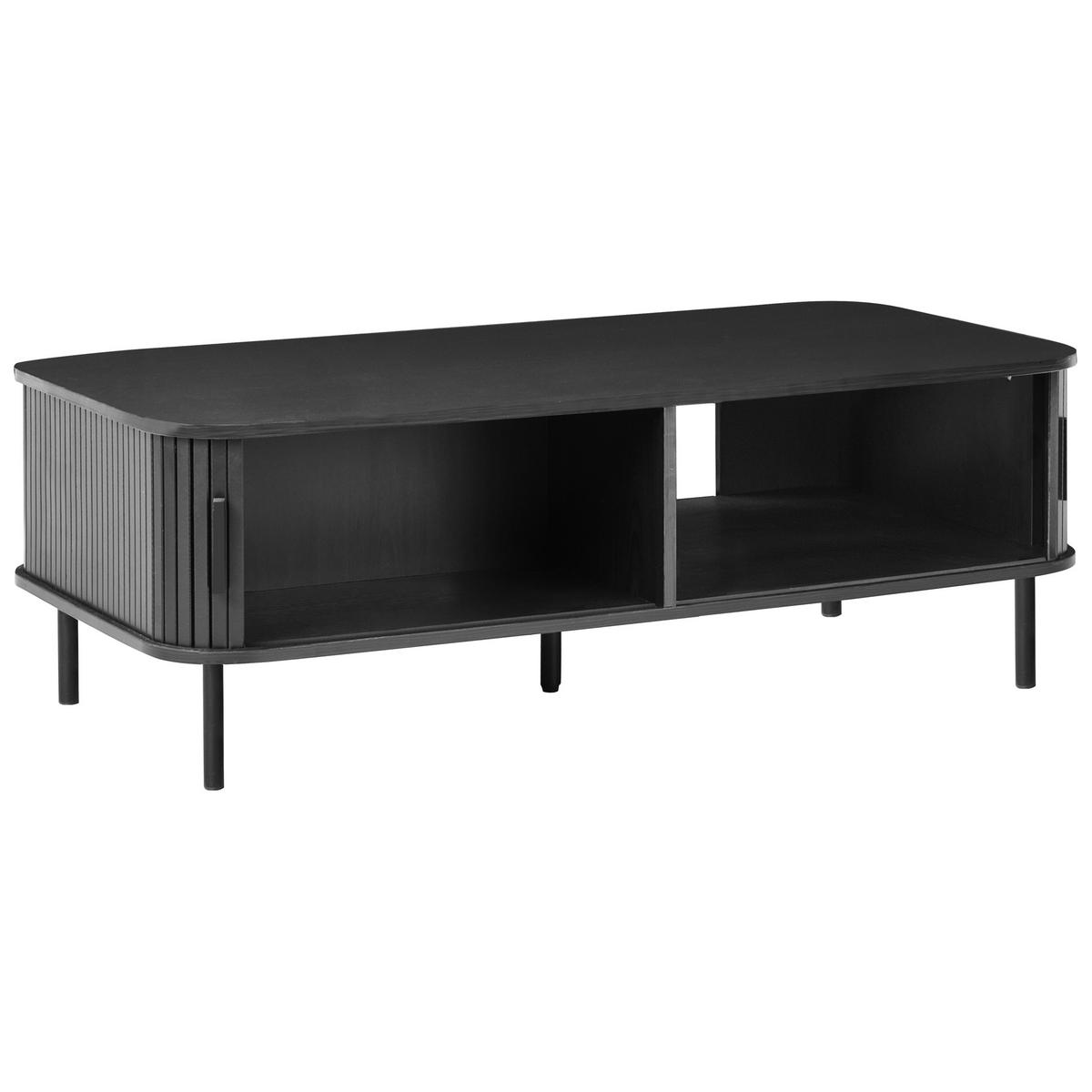 COUCHTISCH Schwarz Bradley - Schwarz, Holzwerkstoff (120/60/41cm) - Beliani