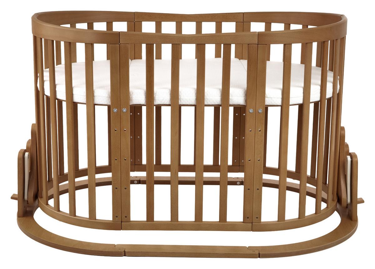 BABY Wiege-Schaukel - Braun, Holz - waldin