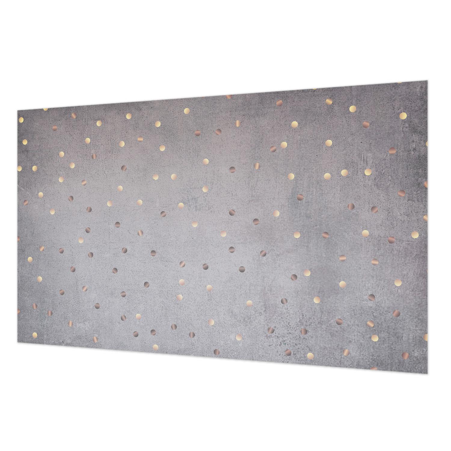 FOTOTAPETE 416x254 cm - Symmetrische Punkte - Grau, Textil (416/254cm) - Wallfluent