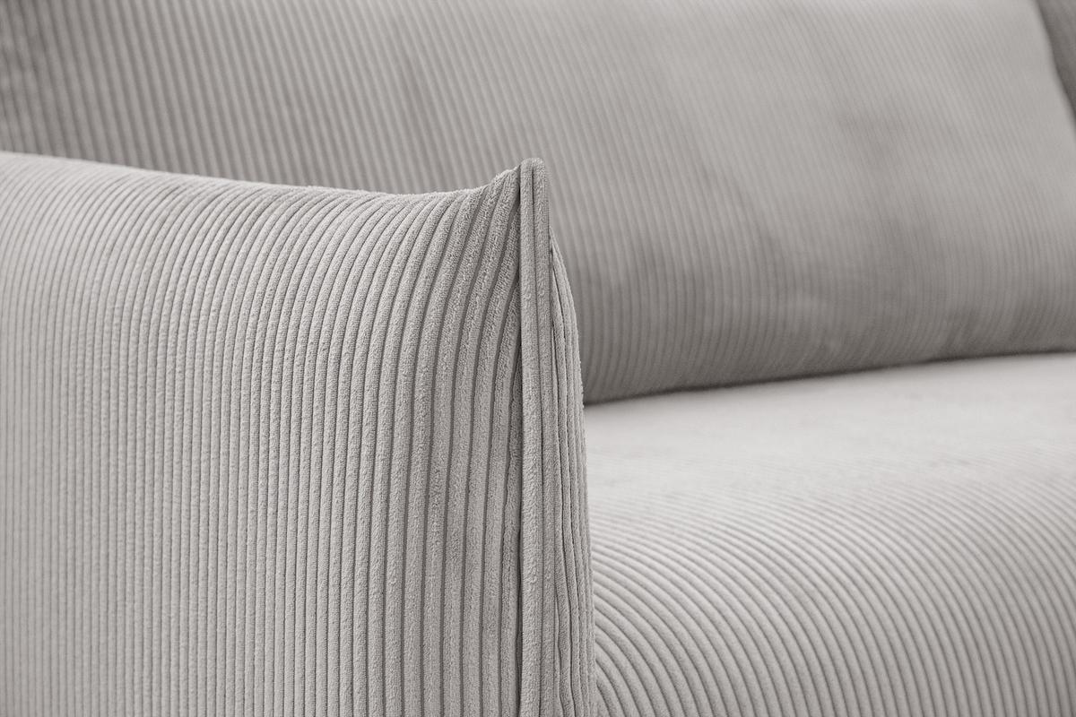 ECKSOFA TAUER 5-Sitzer, weiß - Schwarz/Weiß, Holzwerkstoff/Kunststoff (292/174cm) - Wozimo