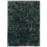 LUXUS SUPER SOFT FELLTEPPICH ASPEN MELIERT - Petrol, Textil (90/160cm) - Pergamon
