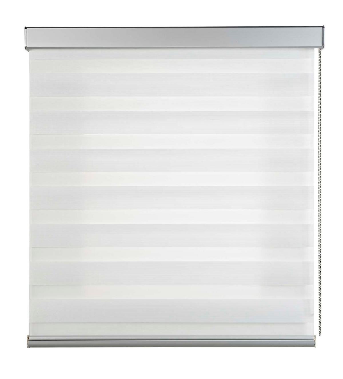 DOPPELROLLO Weiß 120x250 cm - Weiß, Kunststoff (120/250cm) - STORESDECO