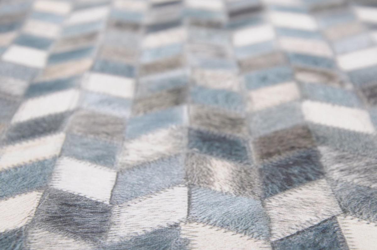 KURZFLORTEPPICH Serena 50x80 cm - Blau, Textil (50/80cm) - Gino Falcone