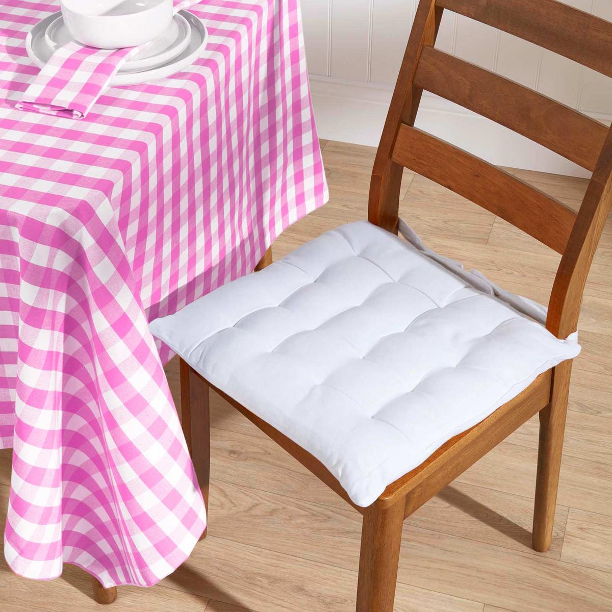 TISCHDECKE Vichy-Karo pink kariert, 137/178 cm - Pink, Textil (137/178cm) - Homescapes