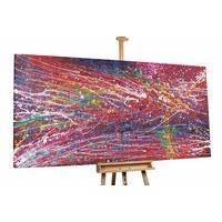 ÖLGEMÄLDE XXL Bunt 200/100 cm - Multicolor, Holz/Textil (6.68/100cm) - KUNSTLOFT