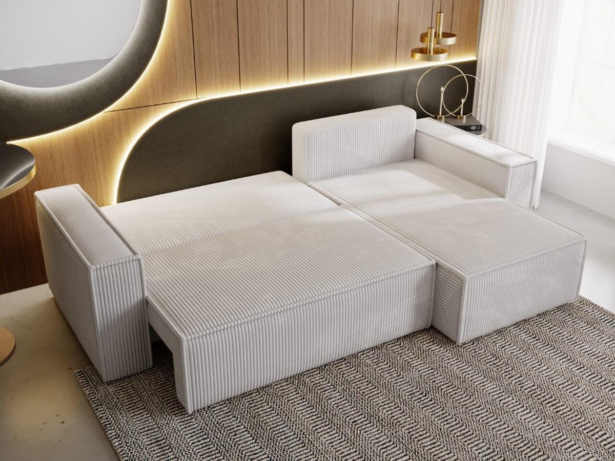 ECKSOFA Prato XL Hellgrau - Hellgrau/Schwarz, Holz/Kunststoff (280/170cm) - Graingold