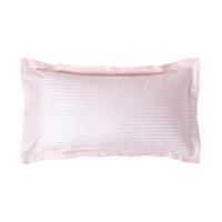KISSENBEZUG Damast mit Stehsaum, Fadendichte 330 - Rosa, Textil (50/90cm) - Homescapes