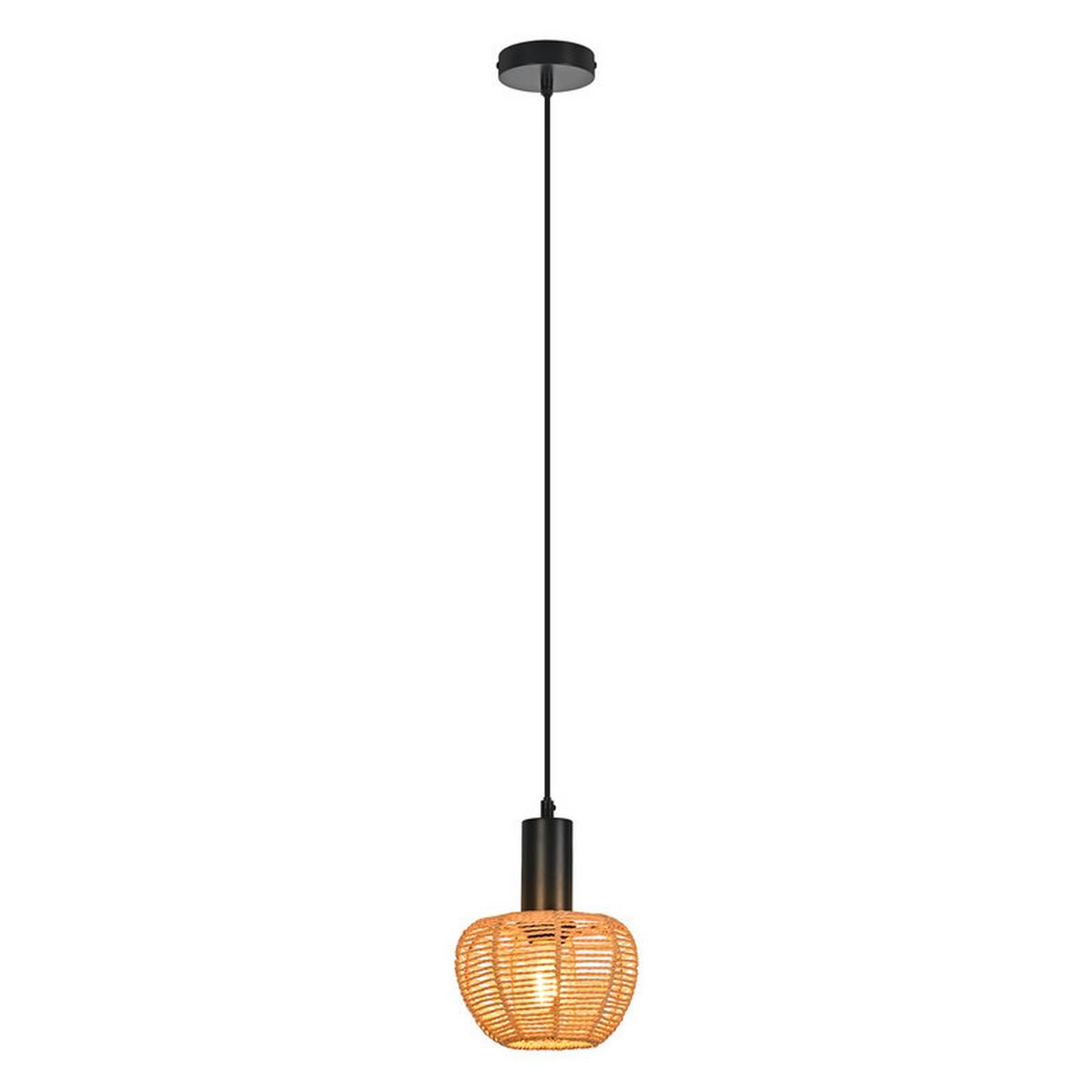 PENDELLEUCHTE BAMBERG Ⅲ 18/10/120 cm - Schwarz, Metall (18/10/120cm) - Nettlife