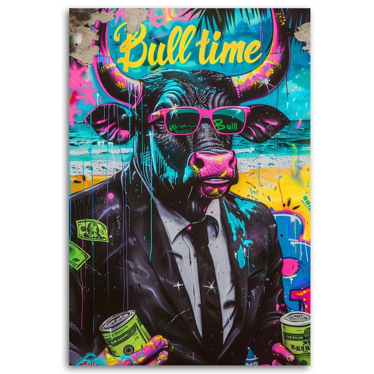 KUNSTDRUCK Bunt 60/90 cm - Multicolor, Textil (60/90cm) - KUNSTLOFT