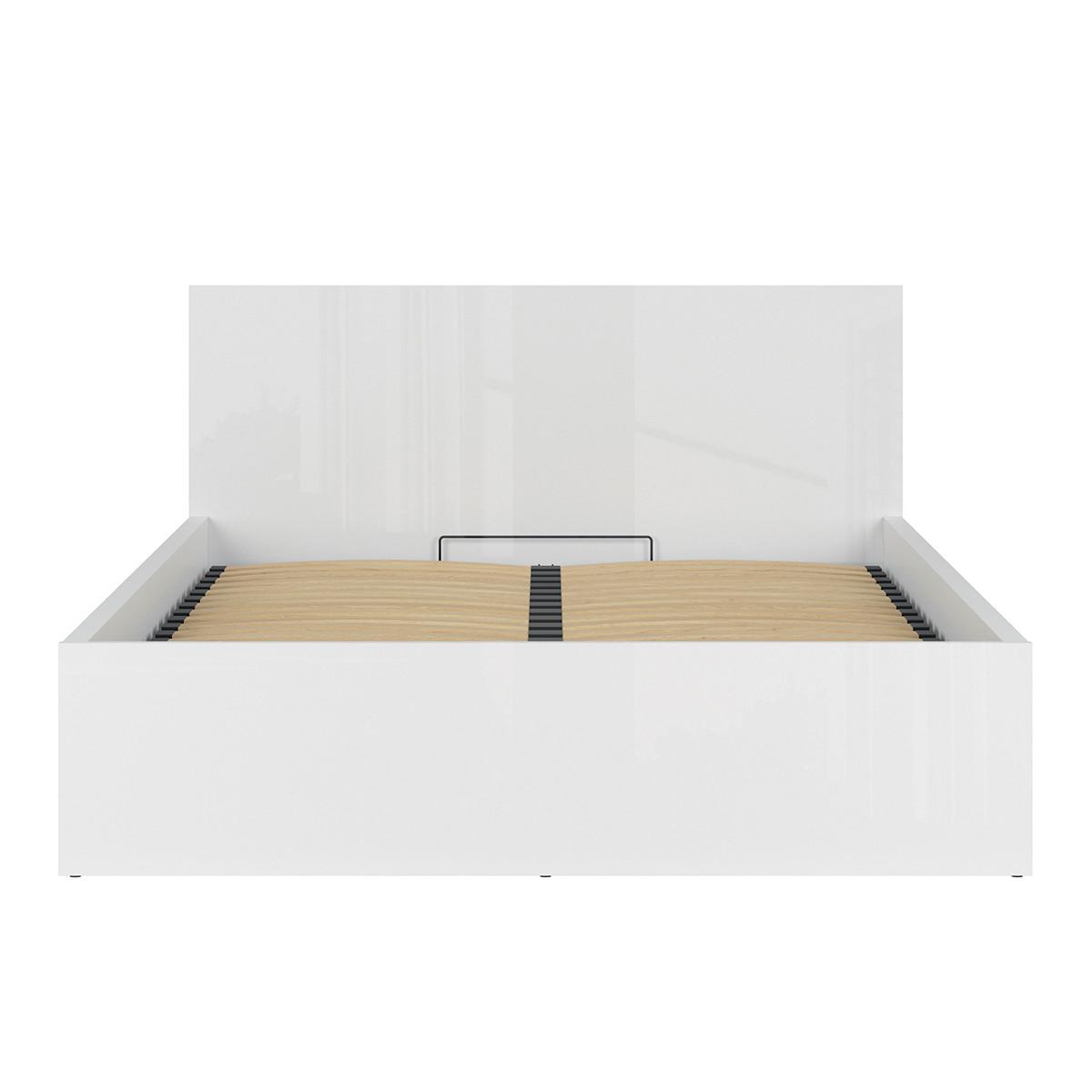 BOXBETT 160/200 Edwin Weiß - Weiß, Holzwerkstoff (160/200cm) - Petits-meubles