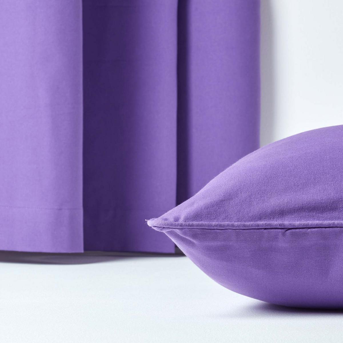 KISSENHÜLLE lila 45/45 cm, 100% Baumwolle - Lila, Textil (45/45cm) - Homescapes