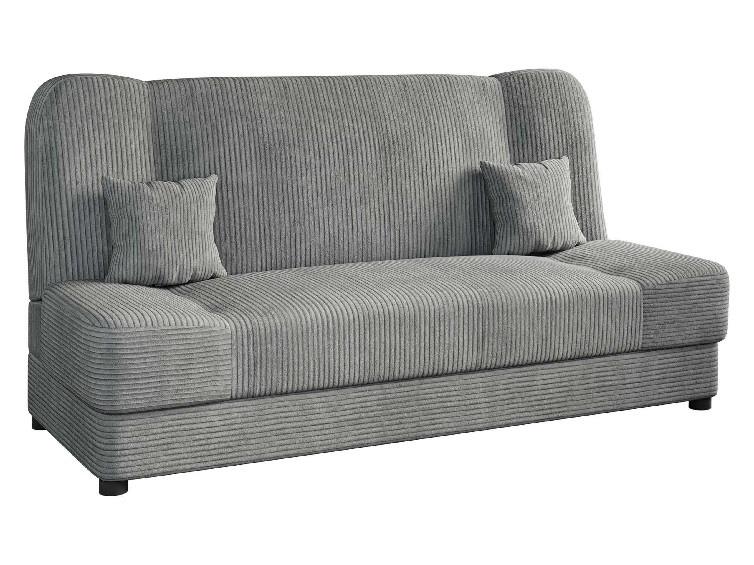 SCHLAFSOFA Jonas Cord - Grau, Holz/Textil (195/86/87cm) - MIRJAN24