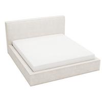 POLSTERBETT Monaco 180x200 Cremige - Creme, Textil (180/200cm) - Graingold