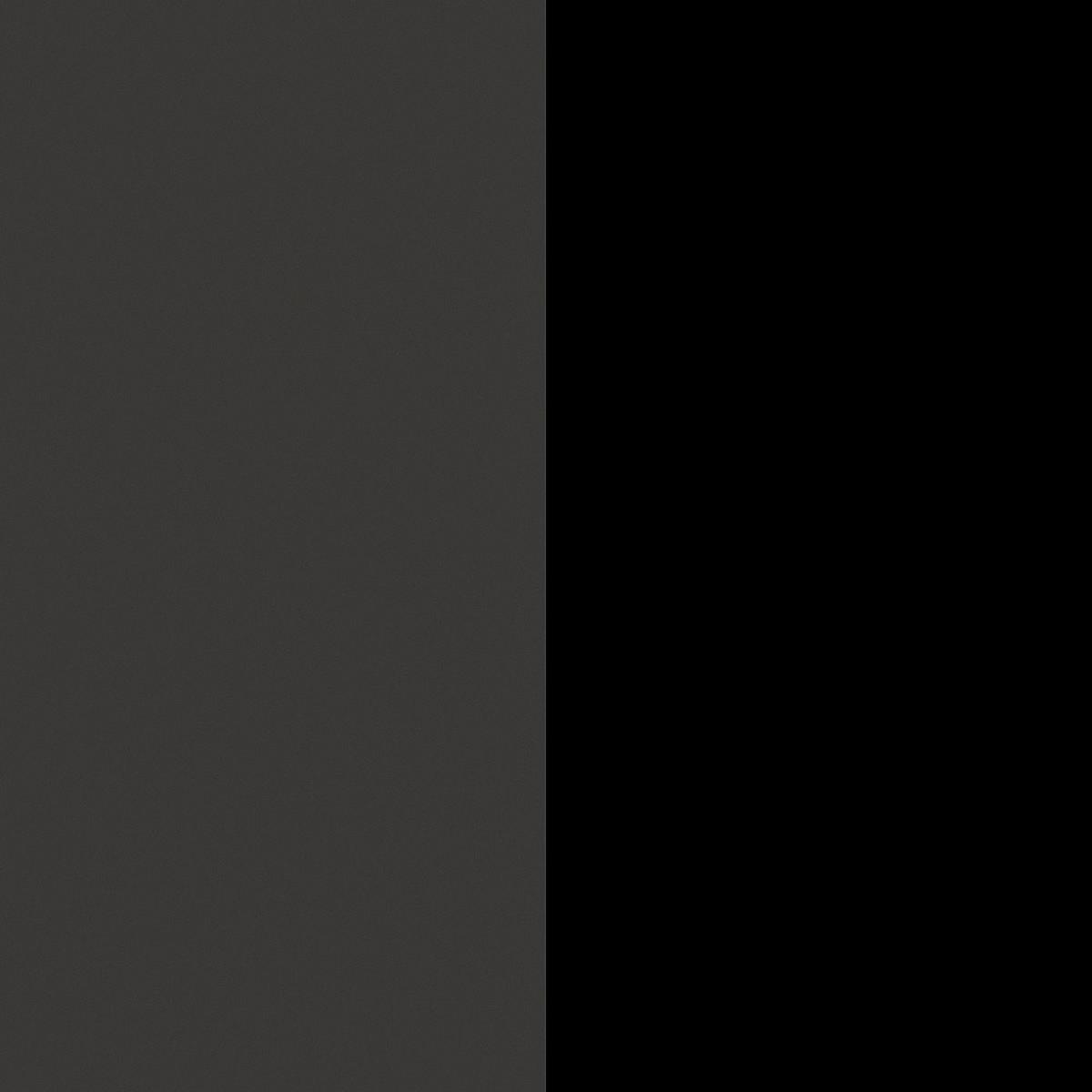 SCHREIBTISCH höheneinstellbar "Stuttgart" 68-91cm Graphit 140x80cm, C-Fuß - Schwarz, Holzwerkstoff/Metall (80/140/91cm) - KADIMA DESIGN