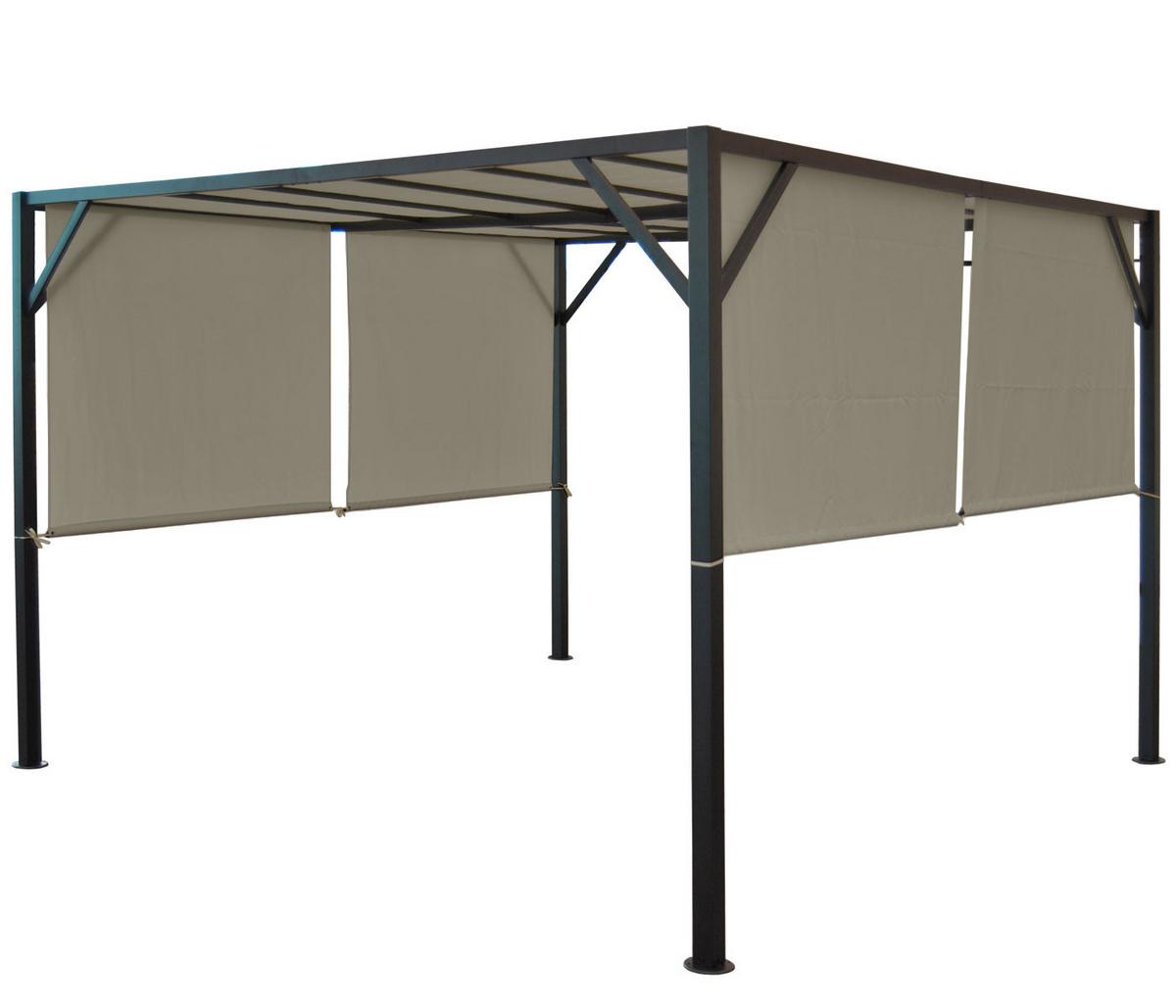 ERSATZBEZUG DACH FÜR PERGOLA BEJA taupe - Taupe, Textil (272/1/596cm) - MCW
