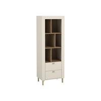 STANDREGAL Mossa 2S MO04 - Kaschmir/Goldfarben, Holzwerkstoff/Kunststoff (60/169/40cm) - MIRJAN24