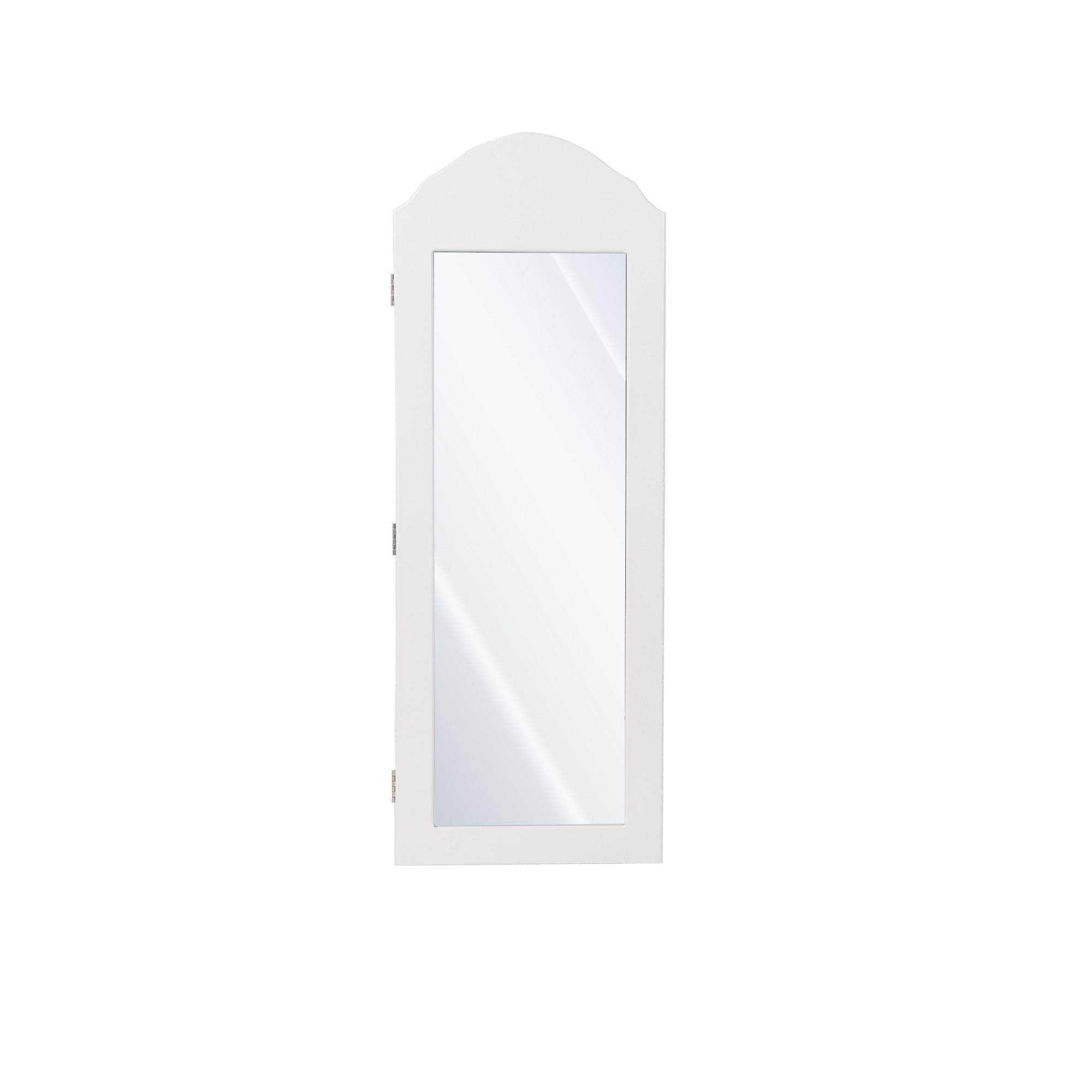 SCHMUCKSCHRANK - Weiß, Holzwerkstoff (9/95/35cm) - ML-DESIGN