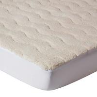 FLEECE-MATRATZENTOPPER 160/200 cm, weich & wärmend - Weiß, Textil (160/200cm) - Homescapes