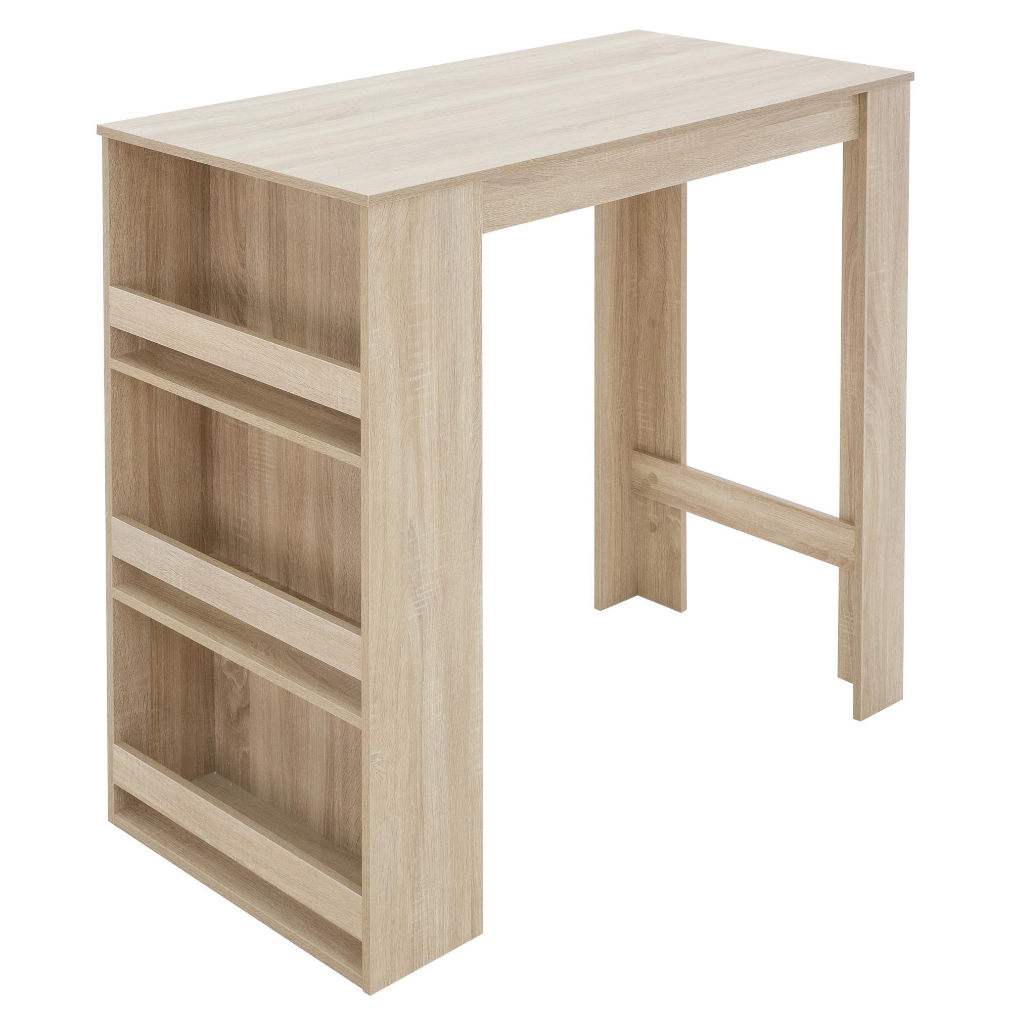 BARTISCH 117 x 106 x 57 cm Sonoma-Eiche - Braun, Holzwerkstoff (117/57/106cm) - ML-DESIGN