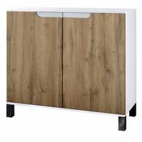 KOMMODE Sylt Eiche Wotan - Eiche Wotan, Holzwerkstoff (92.5/84.5/35cm) - Vladon