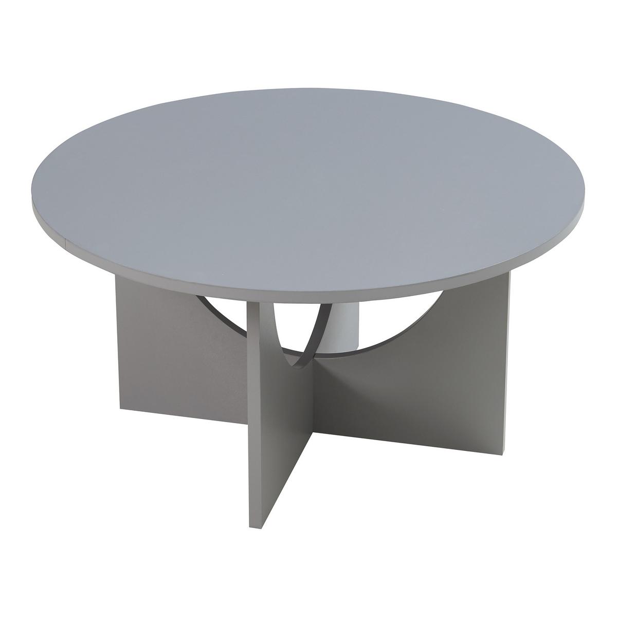 COUCHTISCH Rindal 80/42 cm - Hellgrau, Holzwerkstoff (80/80/41.5cm) - [en.casa]