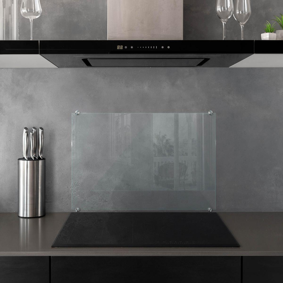 KÜCHENRÜCKWAND – 60x40 cm - Transparent, Glas (60/40/0.4cm) - Wallfluent