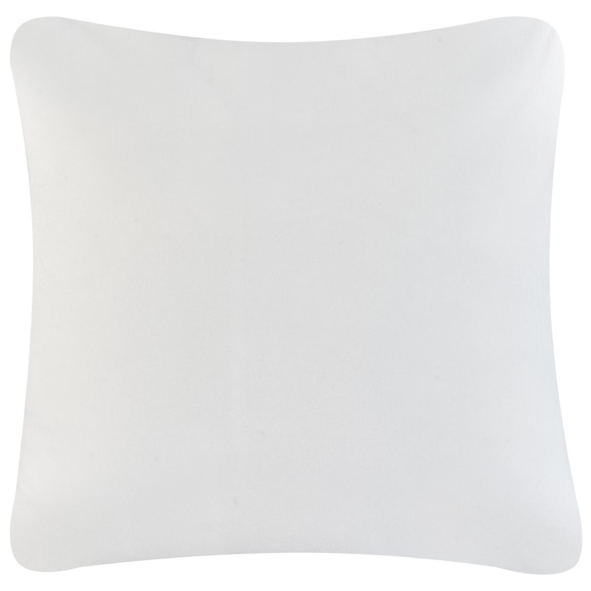 GARTENKISSEN 2er-Set Marineblau 45/45 cm Glimmer - Blau/Weiß, Textil (45/12/45cm) - Beliani