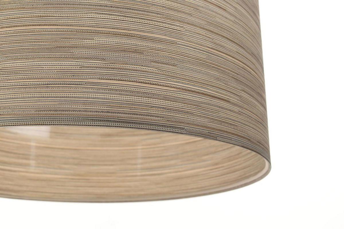 HÄNGELEUCHTE Grau 60/30 cm - Beige/Grau, Kunststoff (60/1/30cm) - ONZENO