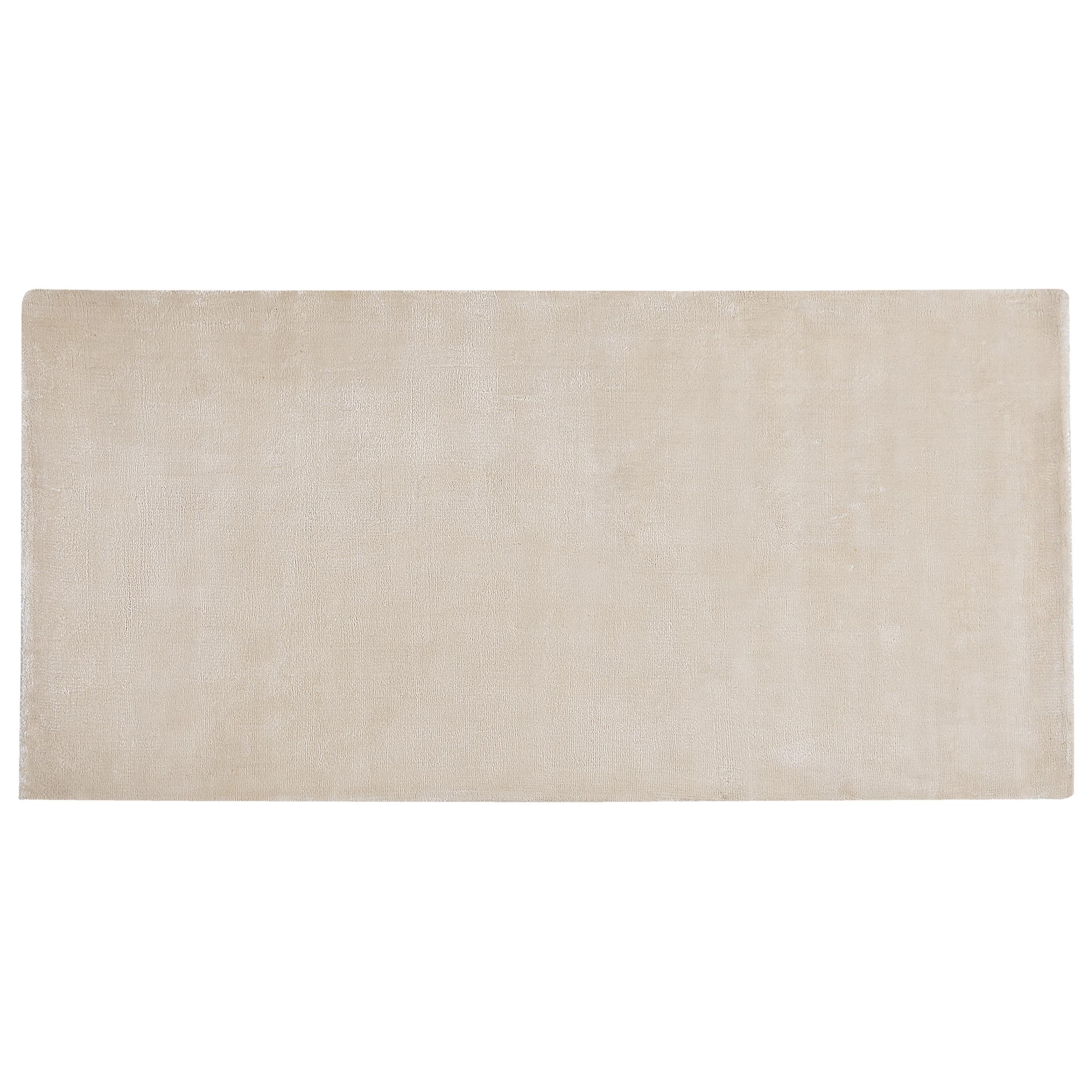 KURZFLOR-TEPPICH Gesi II 150/80 cm - Beige, Naturmaterialien (80/150cm) - Beliani