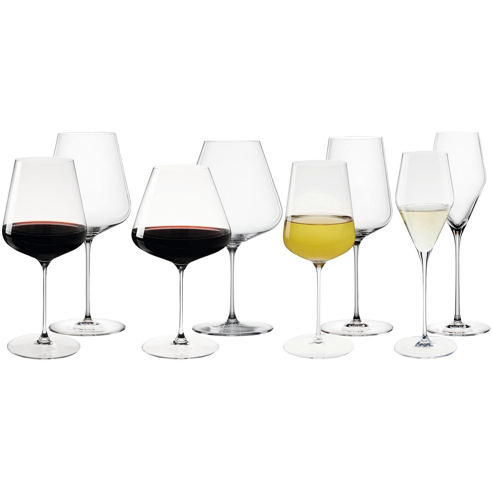 WEIN- UND CHAMPAGNERGLÄSER Definition transparent 8-tlg. - Transparent, Glas - Spiegelau