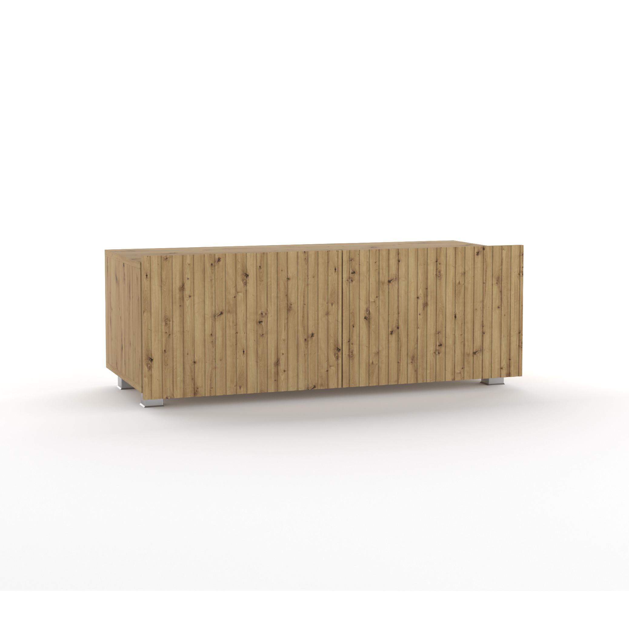 LOWBOARD Kavell mit 2 Türen, 100 cm, stehend/hängend, eiche Artisan - Eiche Artisan, Holzwerkstoff (100/37.5/43cm) - Beautysofa