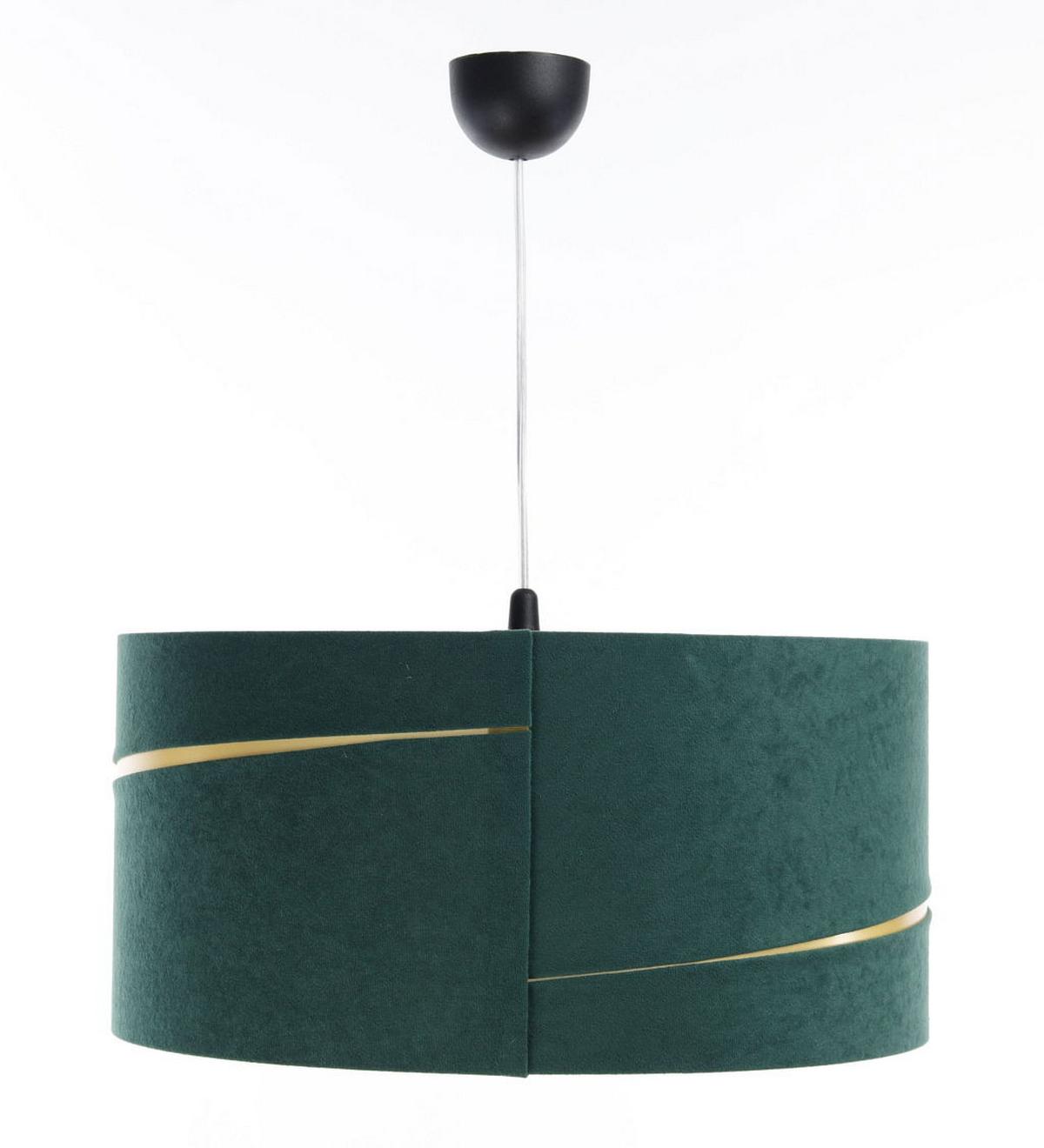 HÄNGELEUCHTE Grün 50/25 cm - Goldfarben/Grün, Kunststoff (50/0.4/25cm) - ONZENO