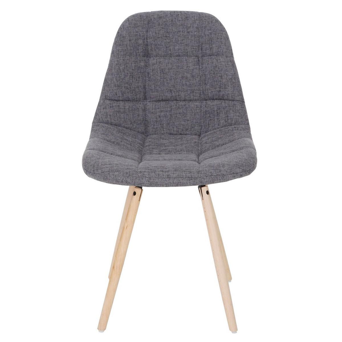 ESSZIMMERSTUHL I Grau 2er-Set - Grau, Textil (47/82/53cm) - MCW