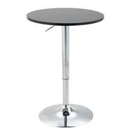 BARTISCH, MDF, Steel, Schwarz - Schwarz, Kunststoff (61/61/70cm) - HOMCOM