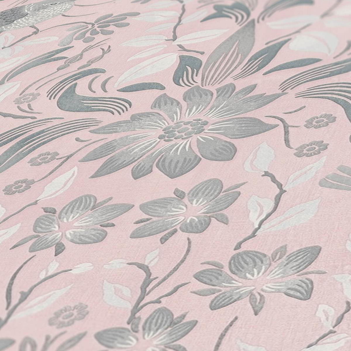 VLIESTAPETE Rosa 53/1005 cm - Pink, Kunststoff/Textil (53/1cm) - KUNSTLOFT