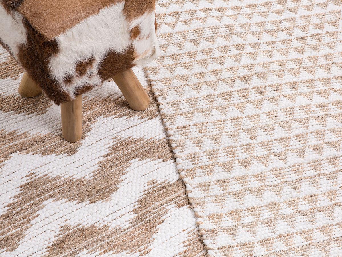 KURZFLOR-TEPPICH Tunceli 150/80 cm - Beige, Textil (80/150cm) - Beliani