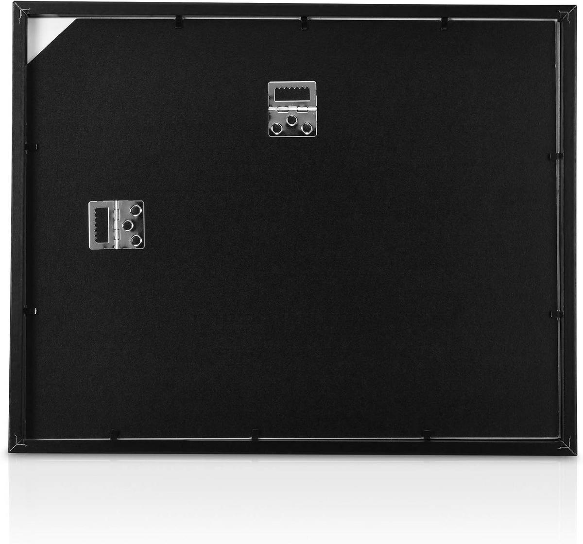 BILDERRAHMEN Galeria 15x21cm + 10x15cm Schwarz - Schwarz, Holzwerkstoff (30/2cm) - BoMoe