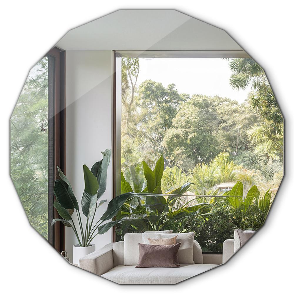 SPIEGEL 80 x 80 cm Mehrkantige Form - Transparent, Glas (80/80/0.4cm) - TULUP