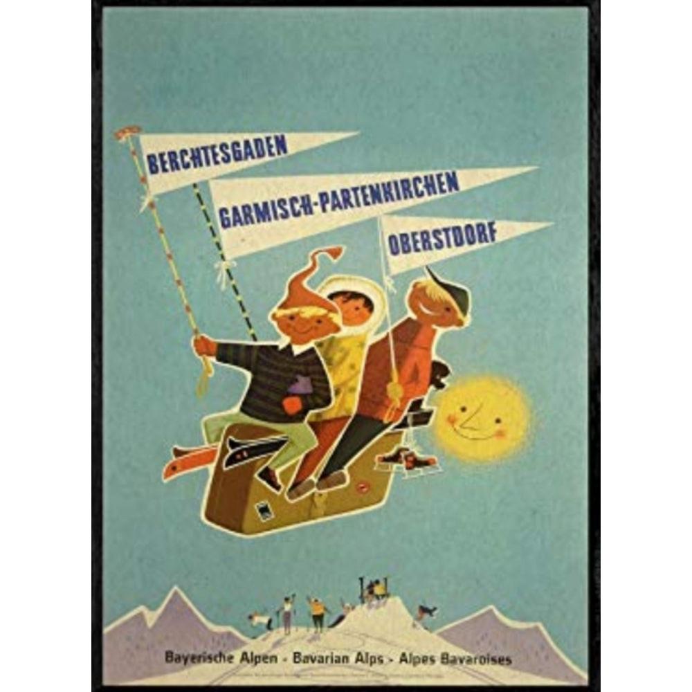POSTER Europäische Berge Alpen A3 Rahmenlos - Klar, Papier (29.7/5/42cm) - Nacnic